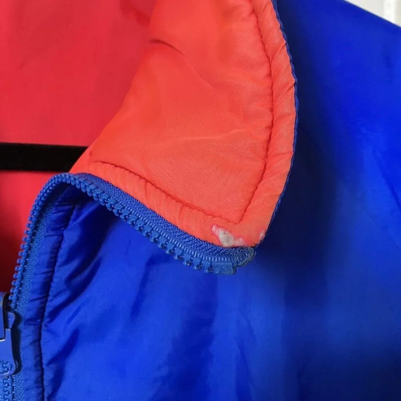 Vintage Columbia Blue Red  Reversible Winter Ski Jacket - Picture 5 of 8